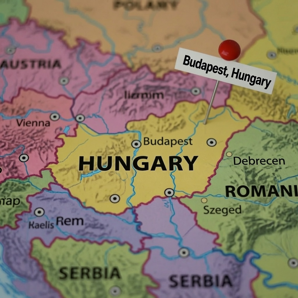 Map of Budapest
