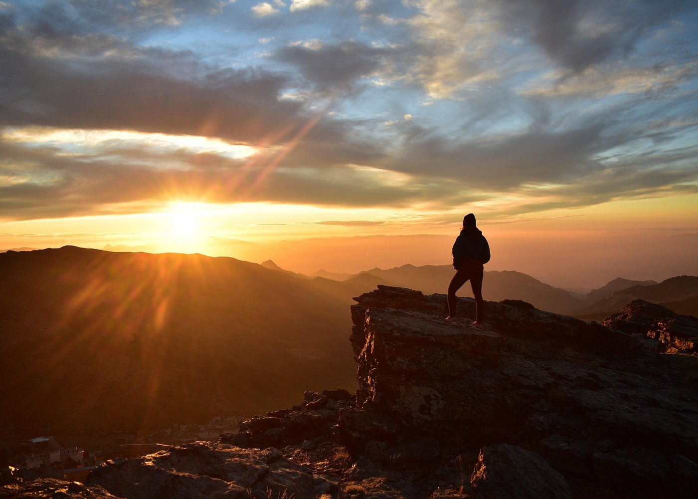 Sunset in Sierra Nevada
