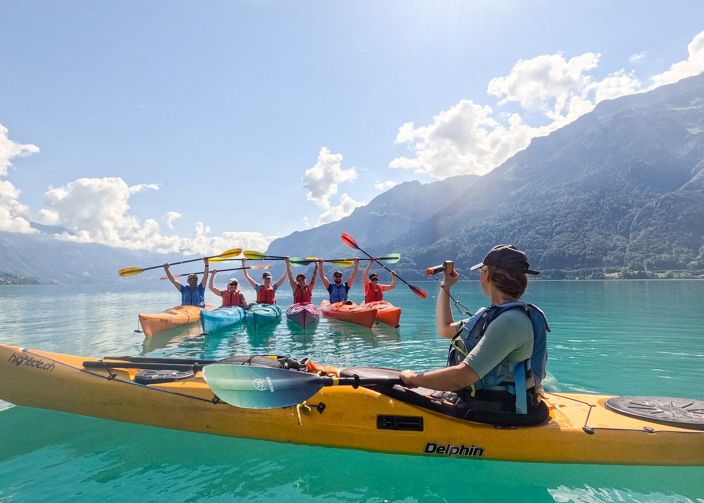 Kayak on Lake Brienz