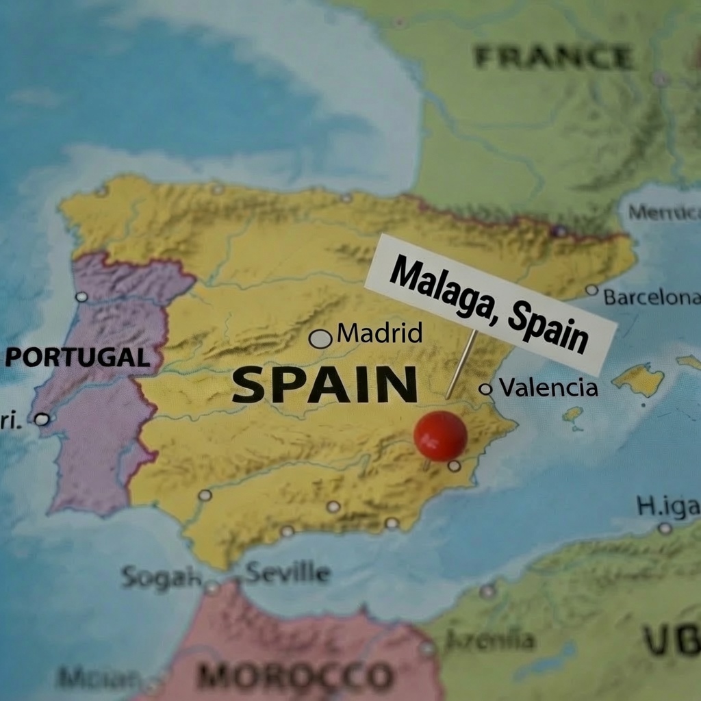 Map of Malaga