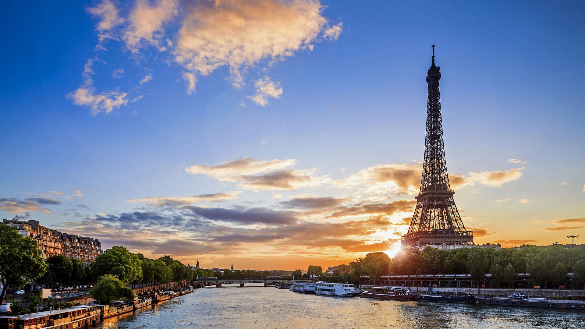 Paris — evening light over the city