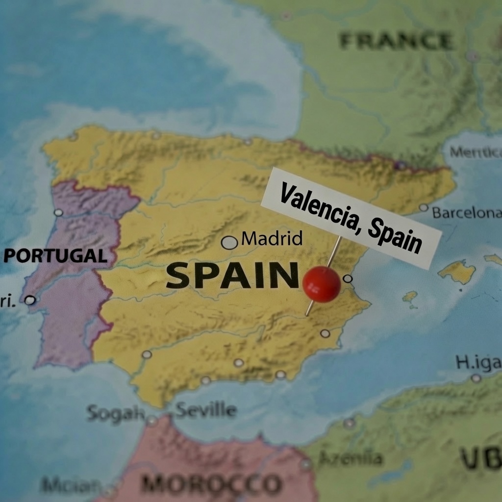 Map of Valencia